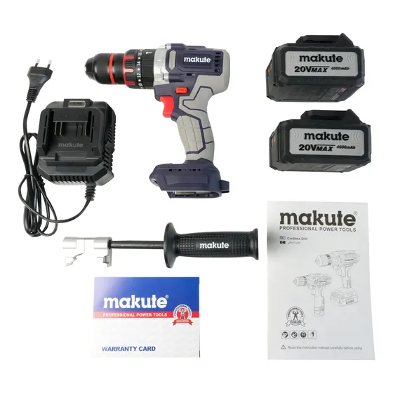 Taladro 2 Batería Con Percutor 20v 4 Am 70nm Makute