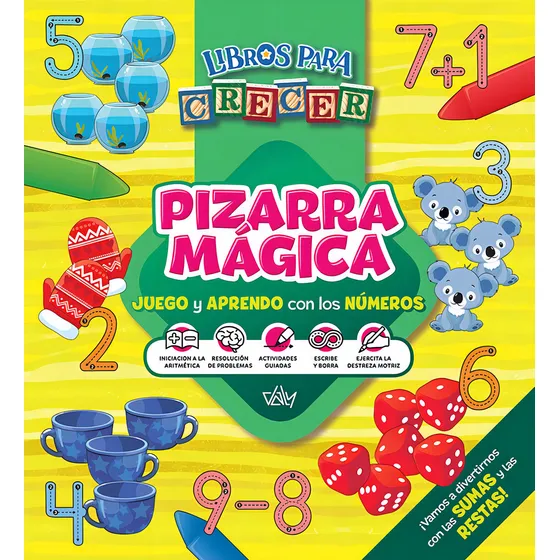 Pizarra Mágica. Juego Y Aprendo Con Los Números / Pd., De Ediciones Daly. Editorial Rustika, Tapa Dura, Edición 1.0 En Español, 2019