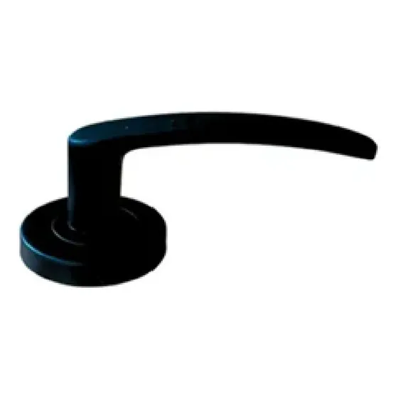 Manija Florencia Negro Mate Picaporte Doble Yale