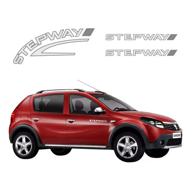 Renault Sandero Calcomanías Stepway 2009-2014 Kit X3 Unidade