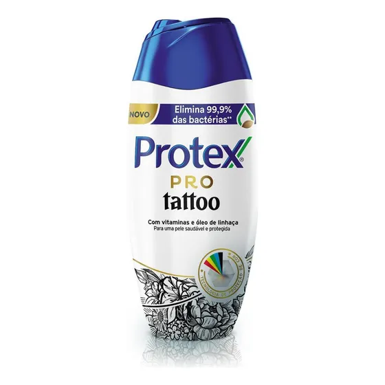 Sabonete Líquido Gel De Banho Pro Tattoo 230ml Protex