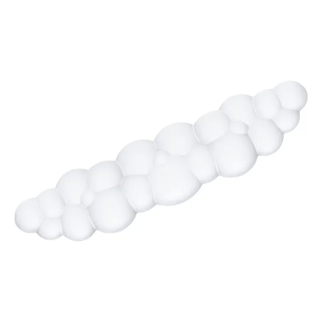 Reposamuñecas Ergonómico De Nube Para Teclado Color Blanco
