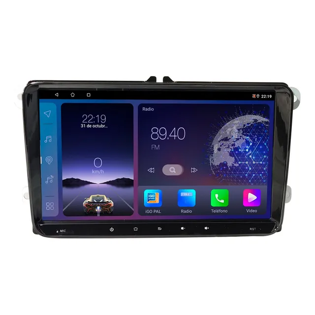 Stereo Pantalla 9 Vw Amarok 2018-2022 4gb 64gb Quad Cplay