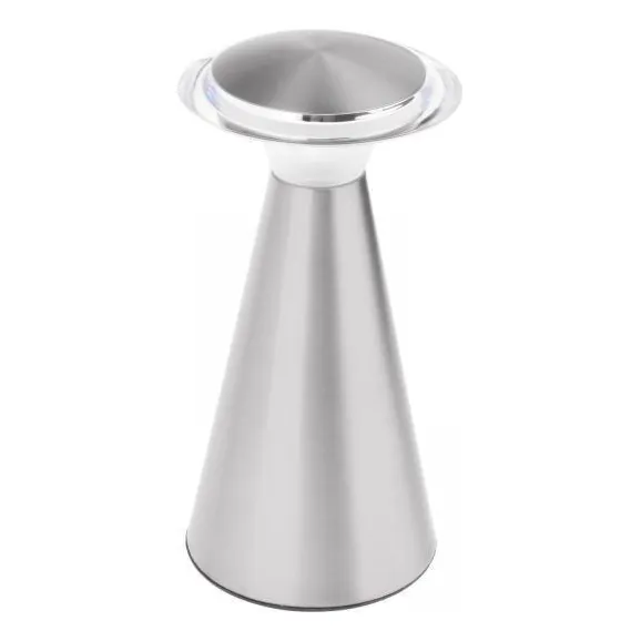 2 Lámpara De Mesa Led Nórdica Que Cambia De Color Plata