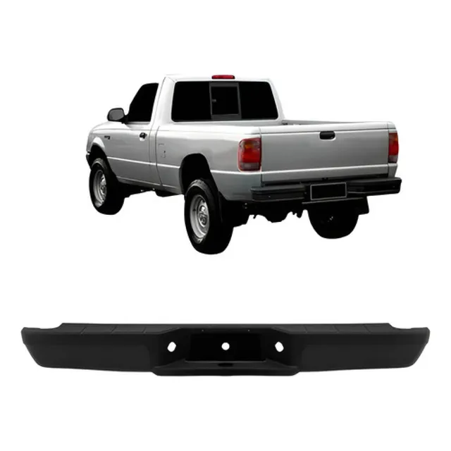 Parachoque Traseiro Ranger 1998 1999 A 03 2004 Suporte Preto