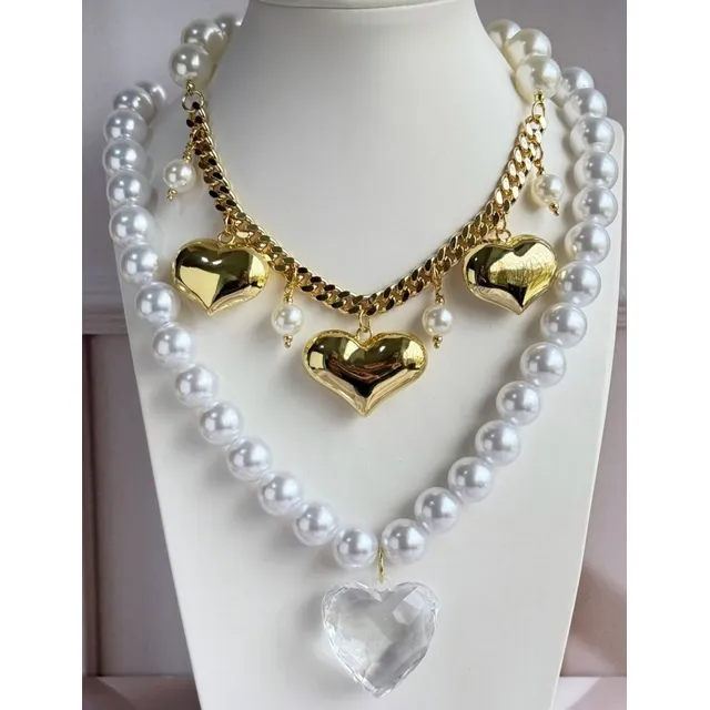 Maxi Collar Damas Bisutería Acero Inoxidable Goldfield Caden