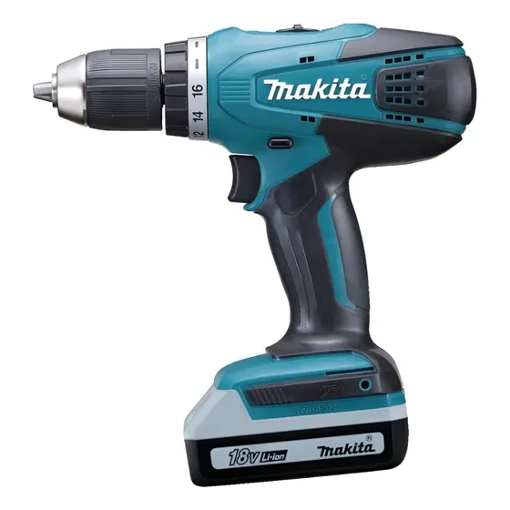Taladro Inalambrico 1/2 , 18 V., 1.1ah (df457dwe), Makita