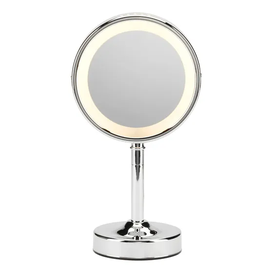 Espejo Doble Cara Con Aumento Iluminado 1x Y 5x Conair