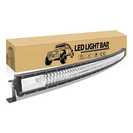 Barra Farol Auxiliar Milha Led Cree 405w 4x4 30º Off Road