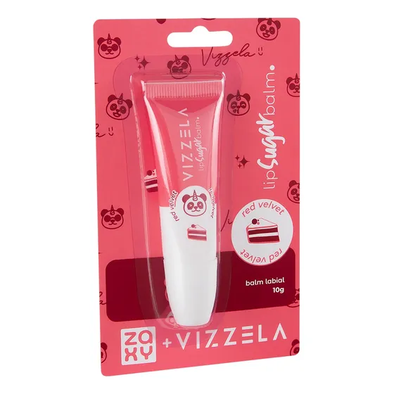 Lip Sugar Balm Hidratante Labial Vegano Vizzela Zaxy 10g