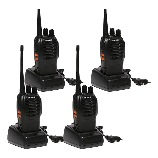 Boquitoquis Radio Telefono Baofeng 888s X 4 30km
