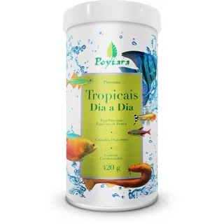 Raçao Poytara Tropicais Dia A Dia 420g Peixes Aquario Raçao Poytara Tropicais Dia A Dia 420g Peixes Aquario