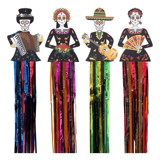 Decoración Día De Muertos Calavera De Azúcar Halloween