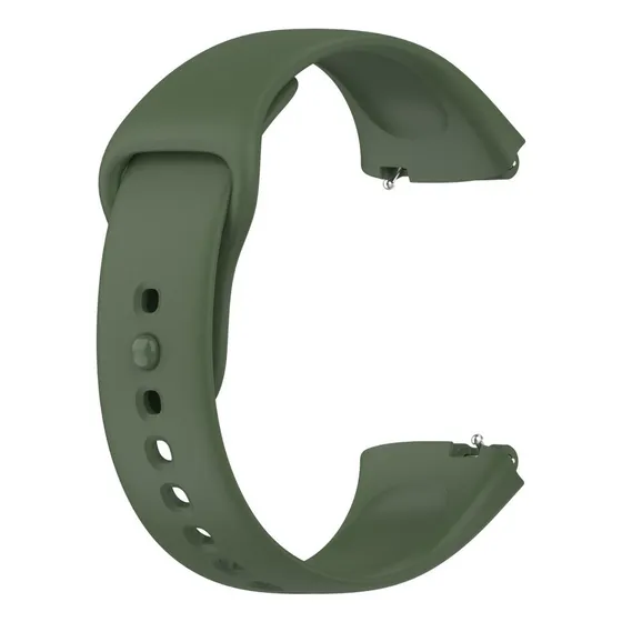 Pulseira Premium Para Xiaomi Redmi Watch 3 Active Tela 1.83 Cor Verde-escuro