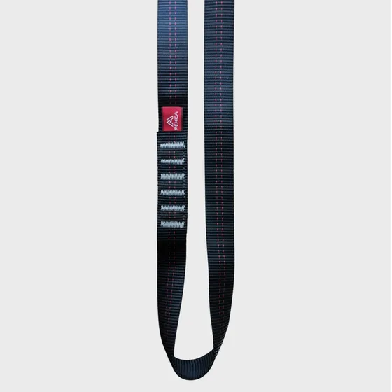 Eslinga Anillo Cinta Escalada Anclaje - Sling 60cm X 25mm Color Negro