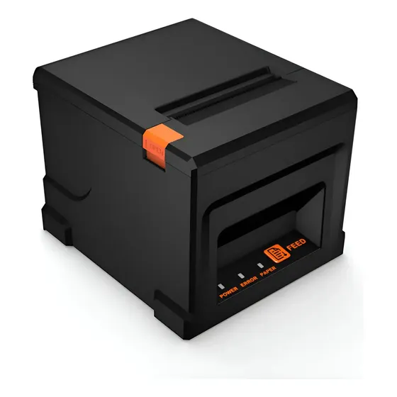 Impresora De Etiquetas Con Corte Automático De 80mm Negro