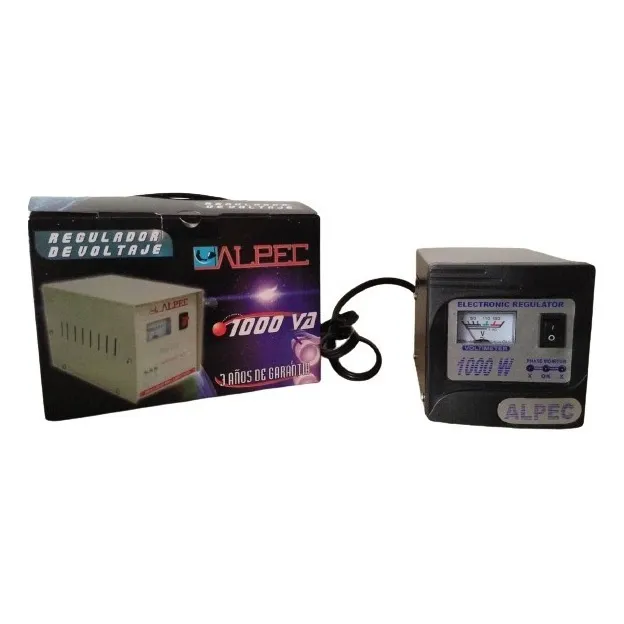 Regulador Automático De Voltaje 1000va · 4 Tomas Protegidas