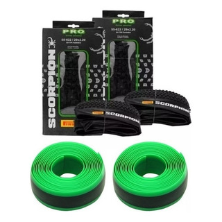 Par Pneu Pirelli 29 X 2.20 Scorpion Pro Ii+ Fitas Anti Furo Par Pneu Pirelli 29 X 2.20 Scorpion Pro Ii+ Fitas Anti Furo