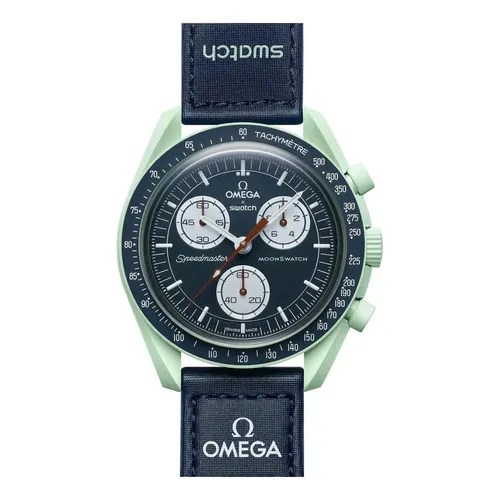 Relógio Omega x Swatch Bioceramic Moonswatch Mission to Jupiter
