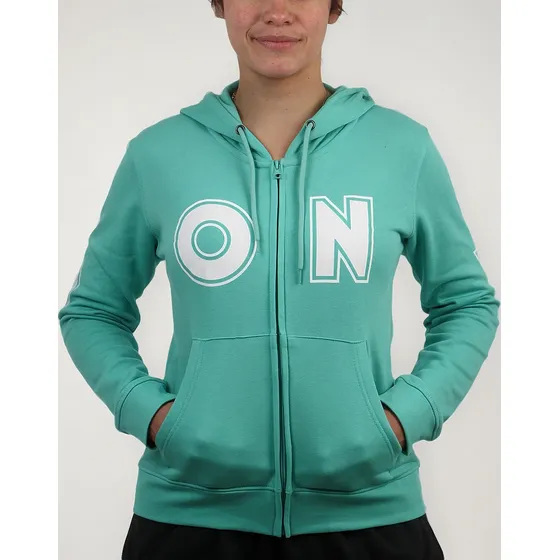 Campera Canguro Deportiva Pony Dama Con Cierre Capucha