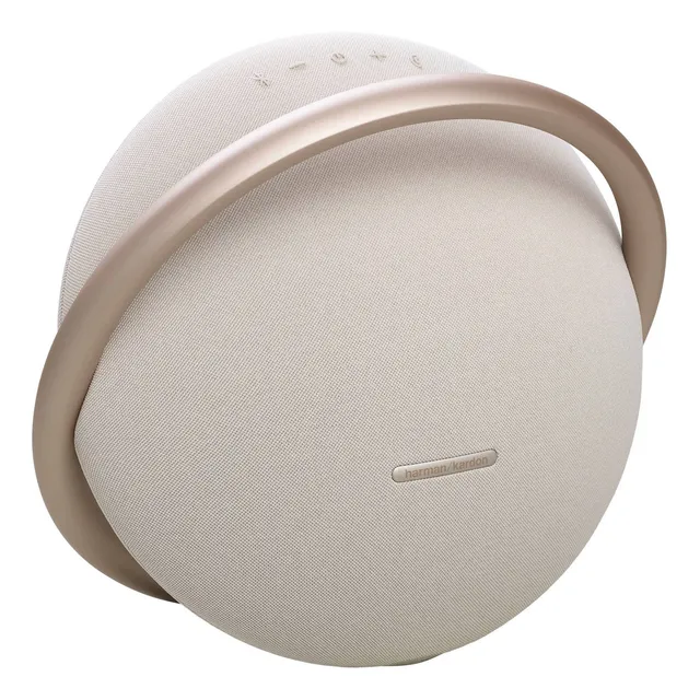 Parlante Harman Kardon Onyx Studio 8 HKOS8BLKBR portátil con bluetooth beige 220V