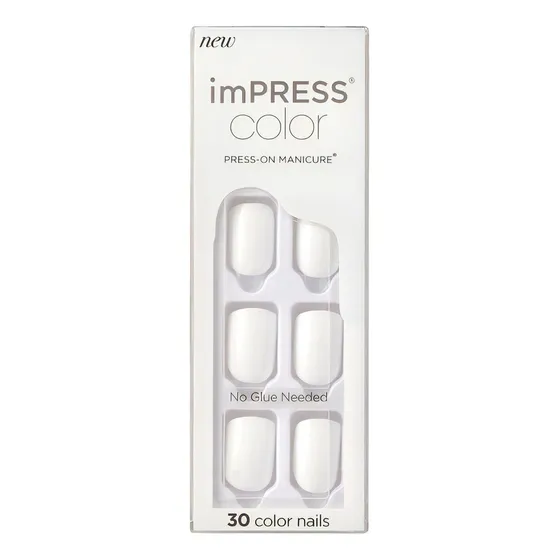 Uñas Kiss Impress Originales Instantáneas Importadas Color Diseño Frosting
