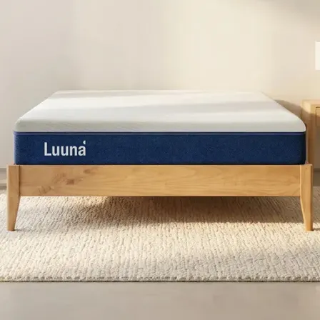 Colchão Queen Luuna Blue, Espuma 20 cm com Bloqueio de Movimento, 10 Anos de Garantia