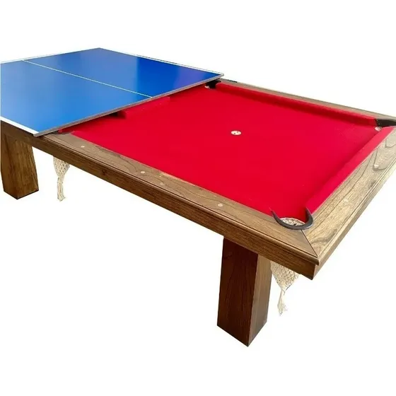 Mesa Pool Profesional Deluxe + Tapa Reversible + Accesorios 