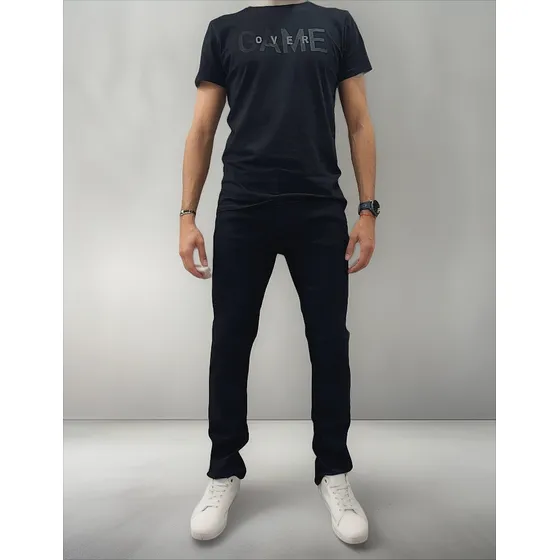 Jean Negro Skinny Clásico Hombre Adulto
