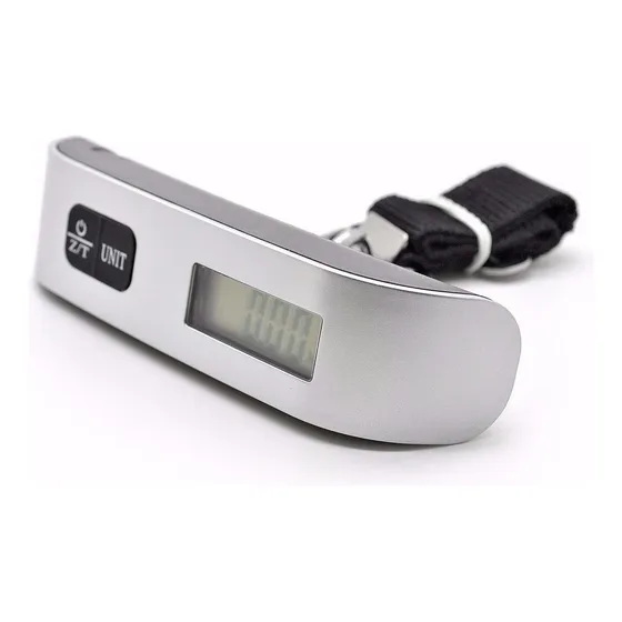 Báscula digital para equipaje de mano, maleta, termómetro de 50 kg