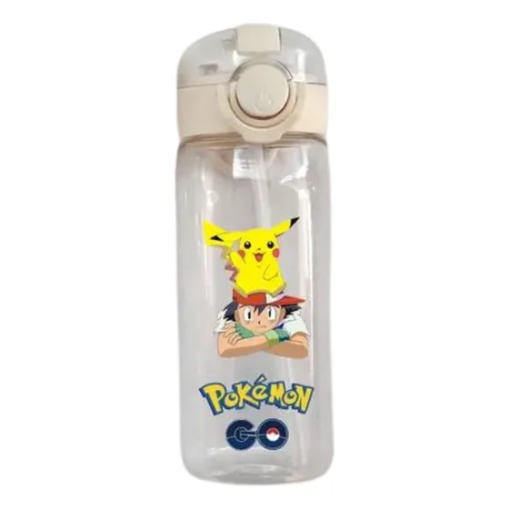 Botella De Agua 400 Ml Pokémon Pikachu Eevee Charizard Ash