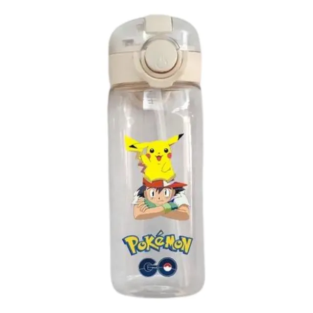 Botella De Agua 400 Ml Pokémon Pikachu Eevee Charizard Ash