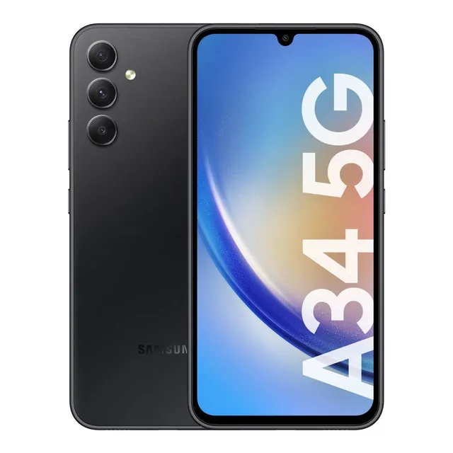 Celular 5G Samsung Galaxy A34 6GB RAM 128GB Negro