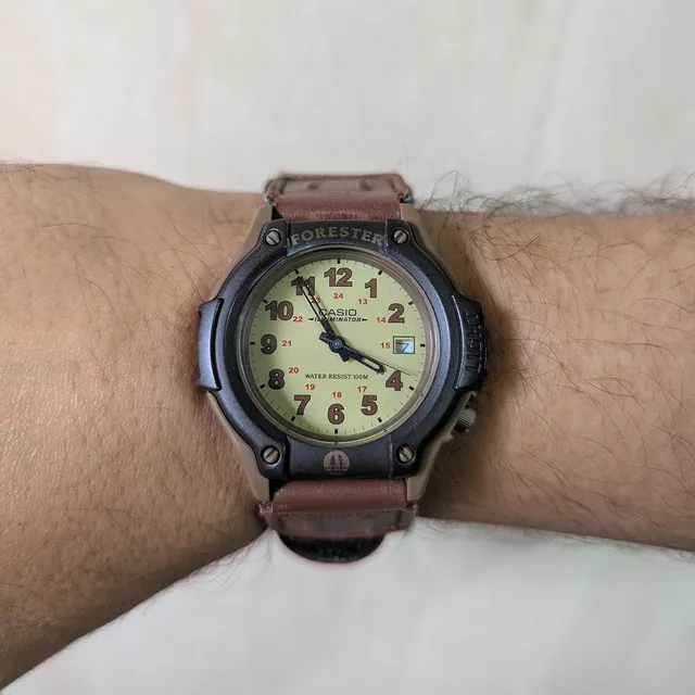 Reloj Casio Forester Ft-500 Original Usado En Buen Estado