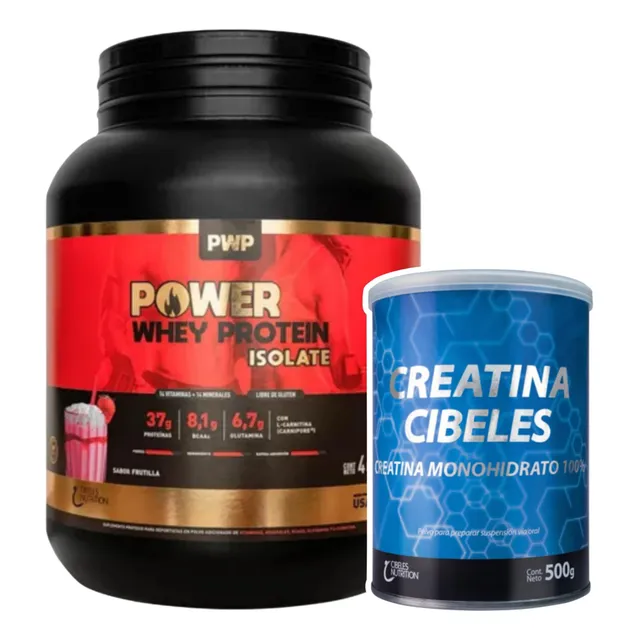 Pwp Power Whey Protein Isolate 1816g + Creatina Cibeles 500g