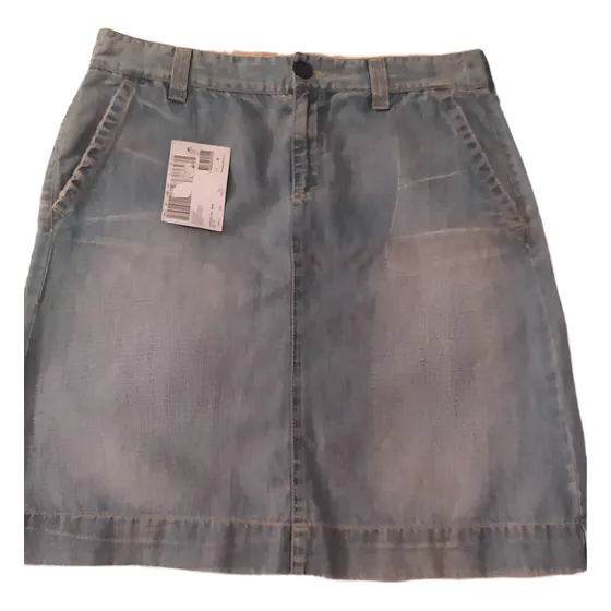Falda De Blue Jean Talla 11 Nueva