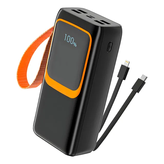 Power Bank 50000mah Portátil Com Display Carga Rápida 22.5w