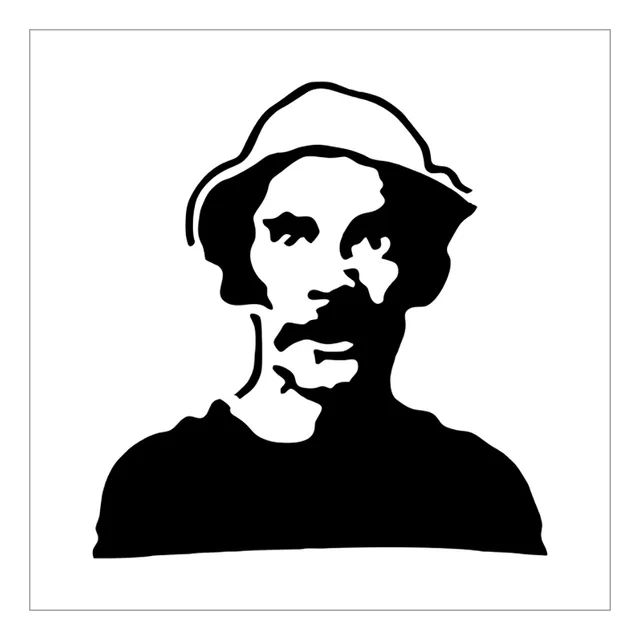 Stencil Seu Madruga - 14x14 - Ref 5894