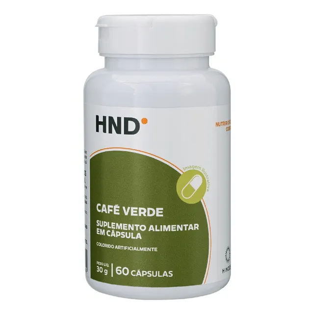 Suplemento Alimentar De Café Verde Termogênico 60 Cápsulas