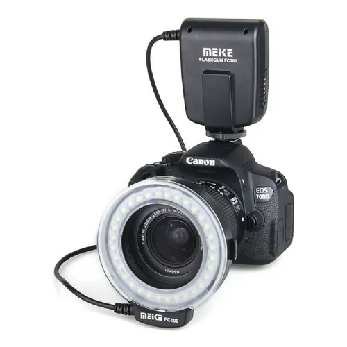 Anillo de flash macro Meike Fc100 para Canon Nikon Pentax Olympus