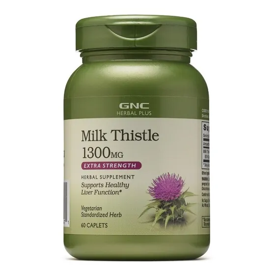 Gnc Herbal Plus Cardo mariano 1300 mg - 60 comprimidos