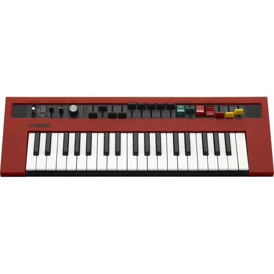 Teclado Digital Yamaha C/37 Teclas 74910 Reface Yc Vermelho