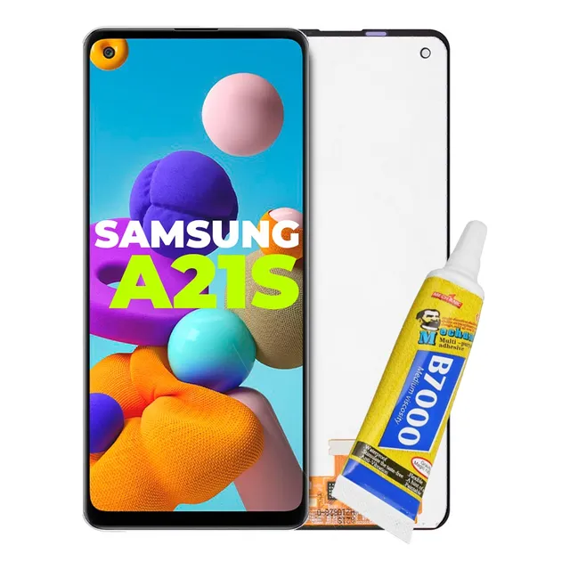 Modulo Pantalla Display Para Samsung A21s A207 Ori + Pegamen