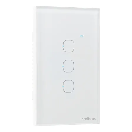 Interruptor Touch Inteligente 3 Teclas Eiw 1003 Intelbras Br
