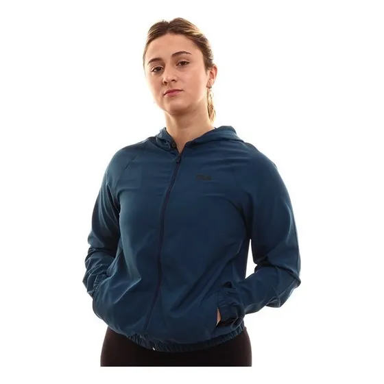 Campera Fila Rompeviento Con Capucha Mujer Basic Deportivo