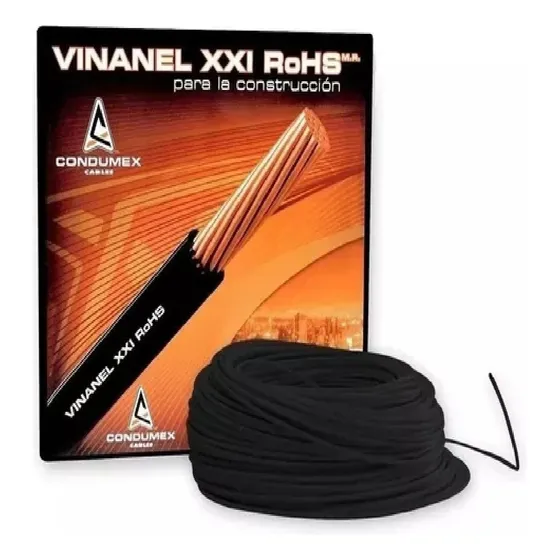 Caja 100 Mts Cable Thwls Cal 4 Condumex Vinanel Awg 600v