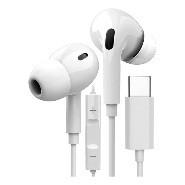 Auriculares Manos Libres Para iPhone 16 16 Pro Plus Pro Max