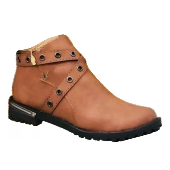 Botines Comodos Damas Broches Mujer Ellas