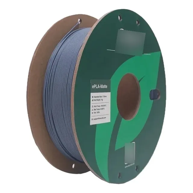 Filamento Esun Epla Mate (1.75mm, 1kg) (gris Oscuro)