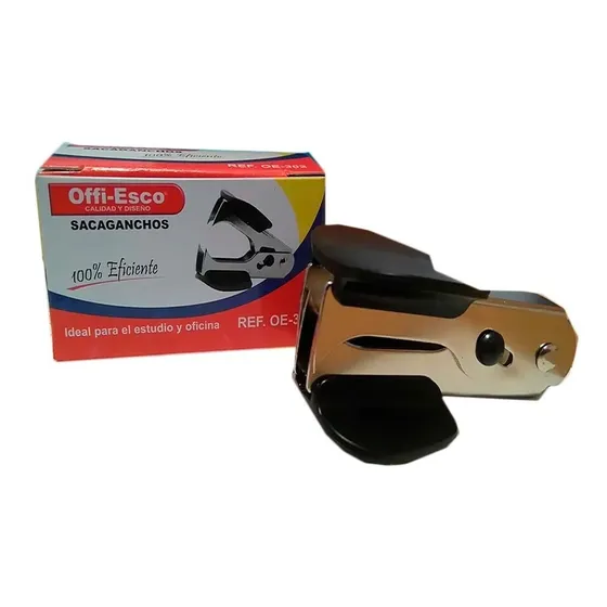 Kit X2 Sacaganchos En Acero Inoxidable Oe-302 Oficina Papel